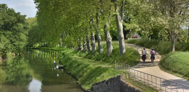 Le Canal du Midi à vélo : Montgiscard / Seuil de Naurouze